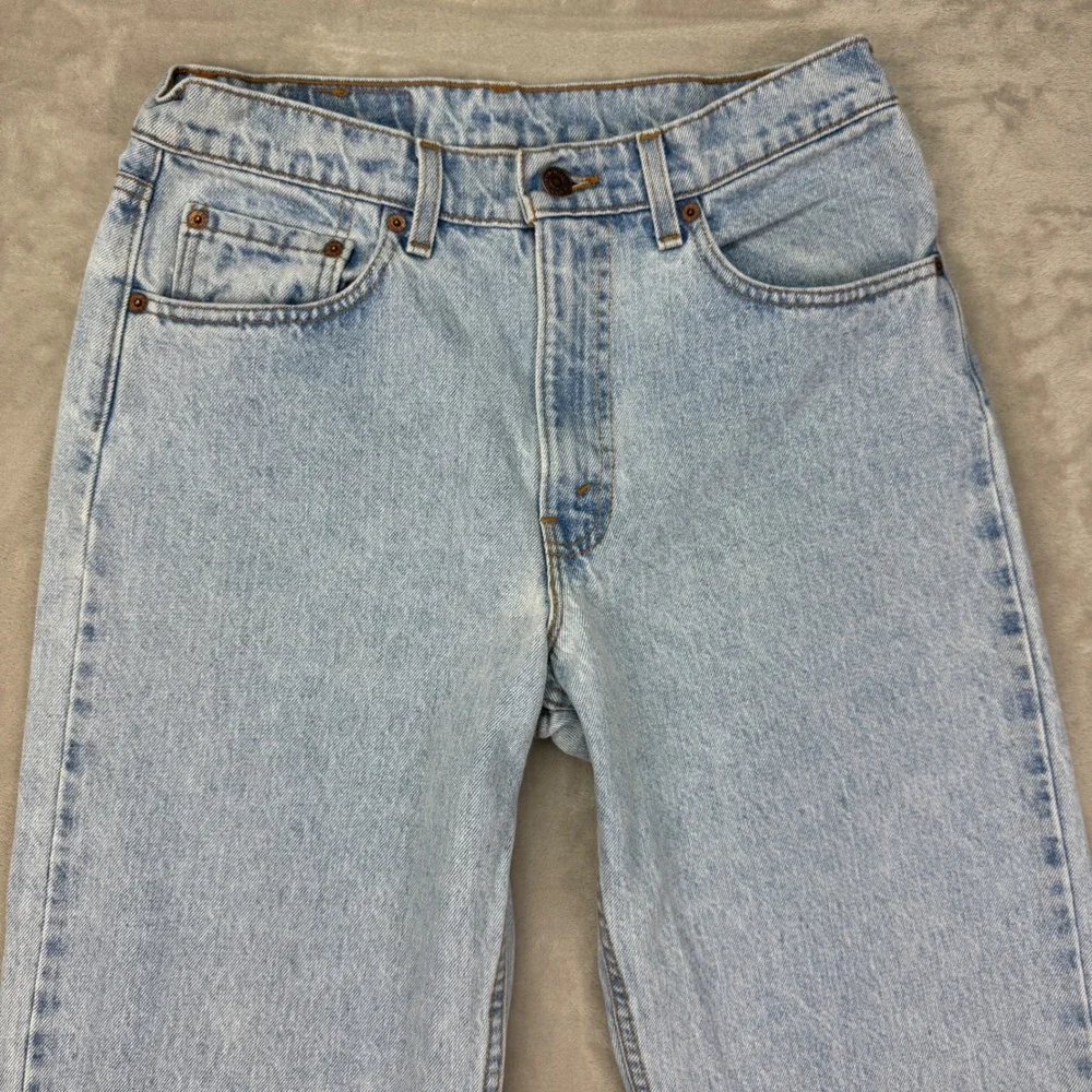 Levis 550 Jeans Mens 33 (30x32) Relaxed Vintage 90s 1996 Made in USA Light Wash